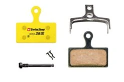 Swissstop Disc 28RS Shimano XT M8000/XTR M9000/SLX Schijfremblokken-Geel