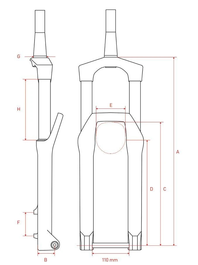 Dt-swiss DT Swiss F232 One 29 Voorvork-Zwart 5 Dt-swiss DT Swiss F232 One 29 Voorvork-Zwart - Image 3