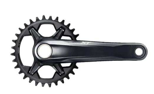 Shimano XT M8100-1 XC 12sp Single Speed Crankset-Zwart-175mm-34 3 Shimano XT M8100-1 XC 12sp Single Speed Crankset-Zwart-175mm-34