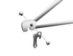 Math Salden GH017 Aluminium Derailleurhanger-Zilver -Cyclo Verkoop gh 017 assembly