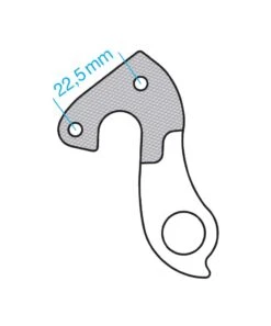 Math Salden GH056 Aluminium Derailleurhanger-Zilver 9 Math Salden GH056 Aluminium Derailleurhanger-Zilver -Cyclo Verkoop gh 056 draw