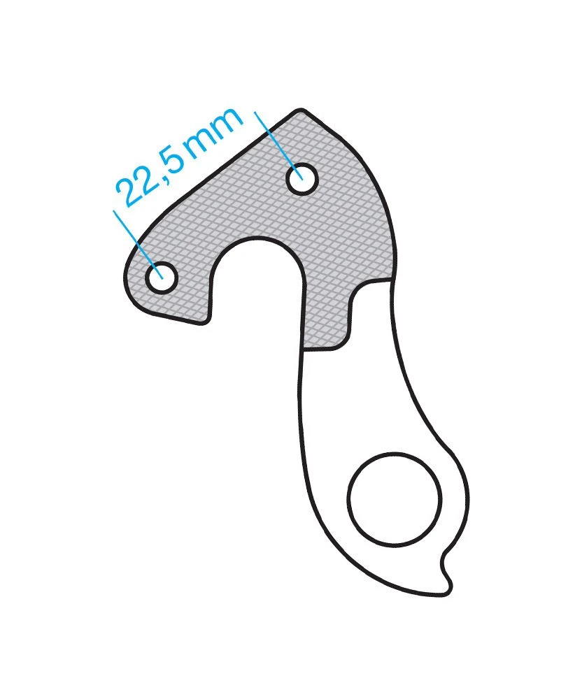 Math Salden GH056 Aluminium Derailleurhanger-Zilver 5 Math Salden GH056 Aluminium Derailleurhanger-Zilver - Image 3