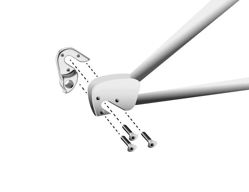 Math Salden GH062 Aluminium Derailleurhanger-Zilver 5 Math Salden GH062 Aluminium Derailleurhanger-Zilver - Image 3