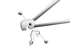 Math Salden GH117 Aluminium Derailleurhanger-Zilver -Cyclo Verkoop gh 117 assembly