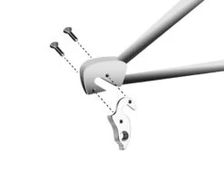 Math Salden GH240 Aluminium Derailleurhanger-Zilver -Cyclo Verkoop gh 240 assembly