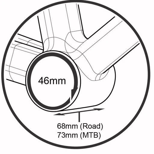 Prestine PF30>BB22/24 Press-Fit Adapters SRAM-Zwart 5 Prestine PF30>BB22/24 Press-Fit Adapters SRAM-Zwart - Image 3